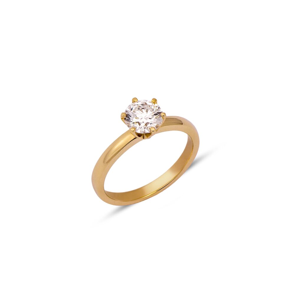 Lab diamond ring 14G