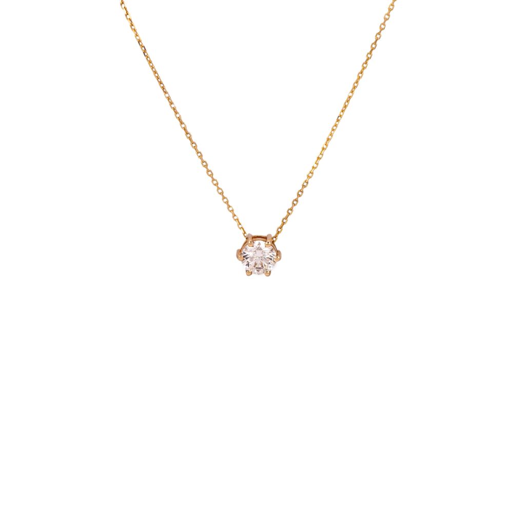 Lab diamond necklace 02G
