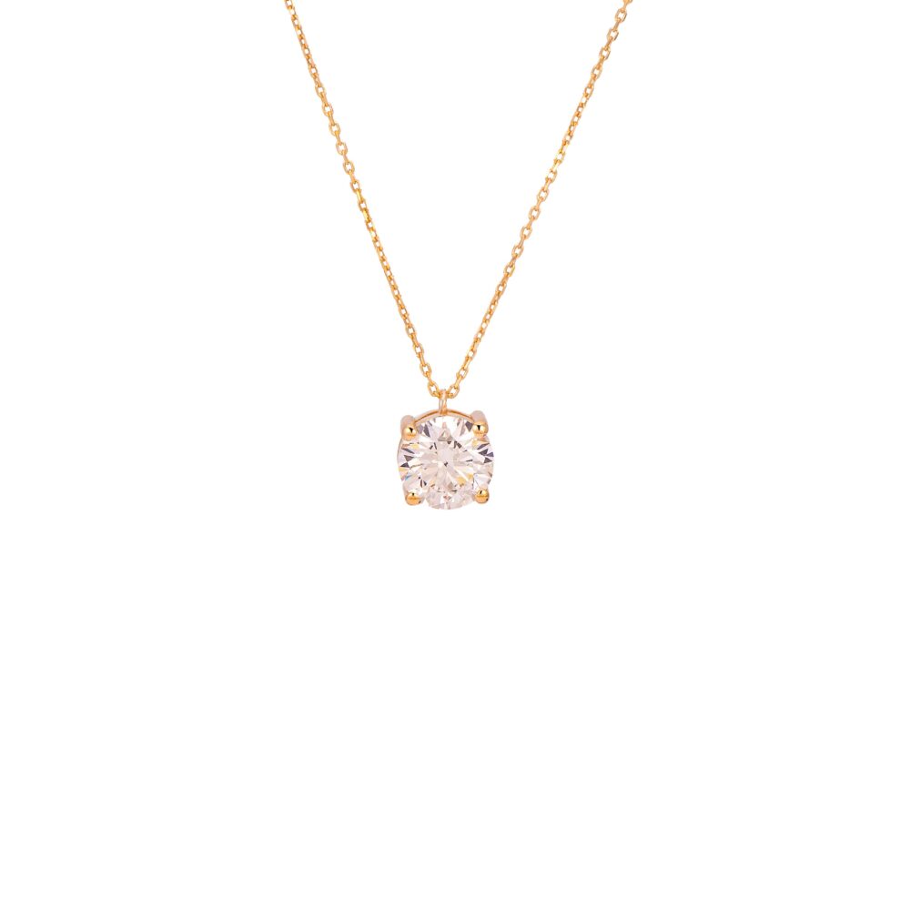 Lab diamond necklace 04G-big