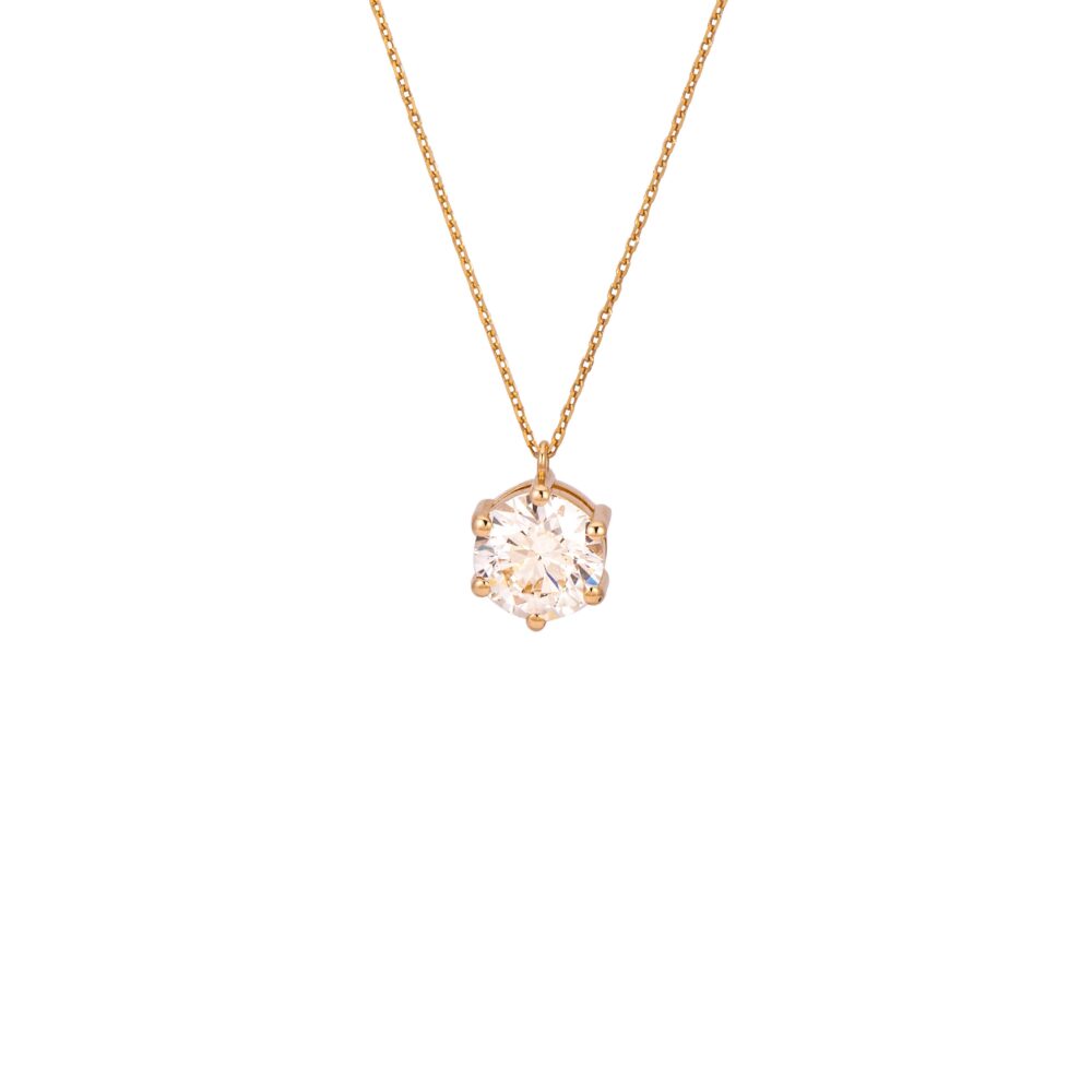 Lab diamond necklace 05G-big